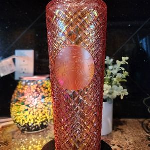 Peach Iridescent Starbucks Tumbler